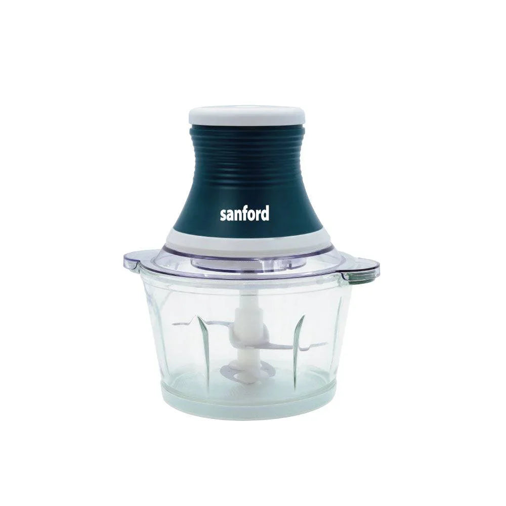 Sanford 500W Multi-Function Chopper & Mixer with 2L Glass Bowl and Stainless Steel Blades