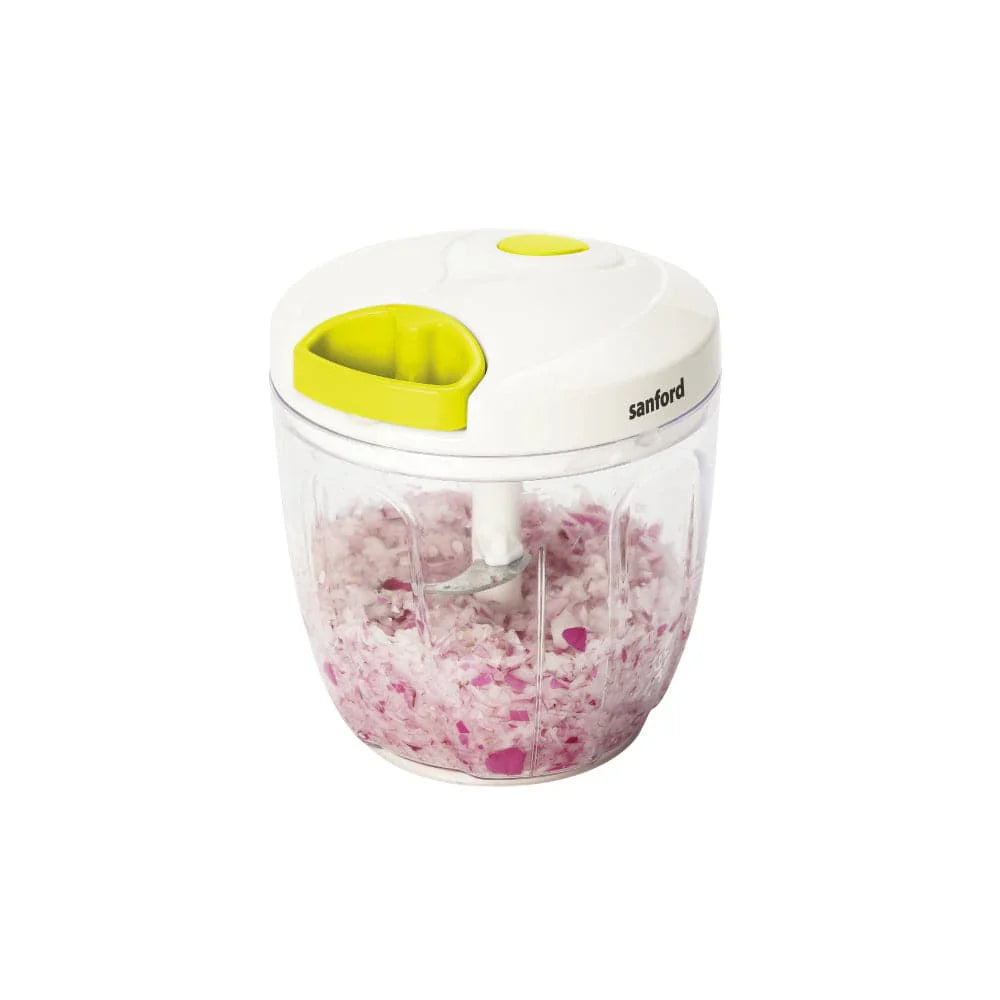Sanford 900ml Food Chopper with Stainless Steel Blades and Egg Beater Attachment