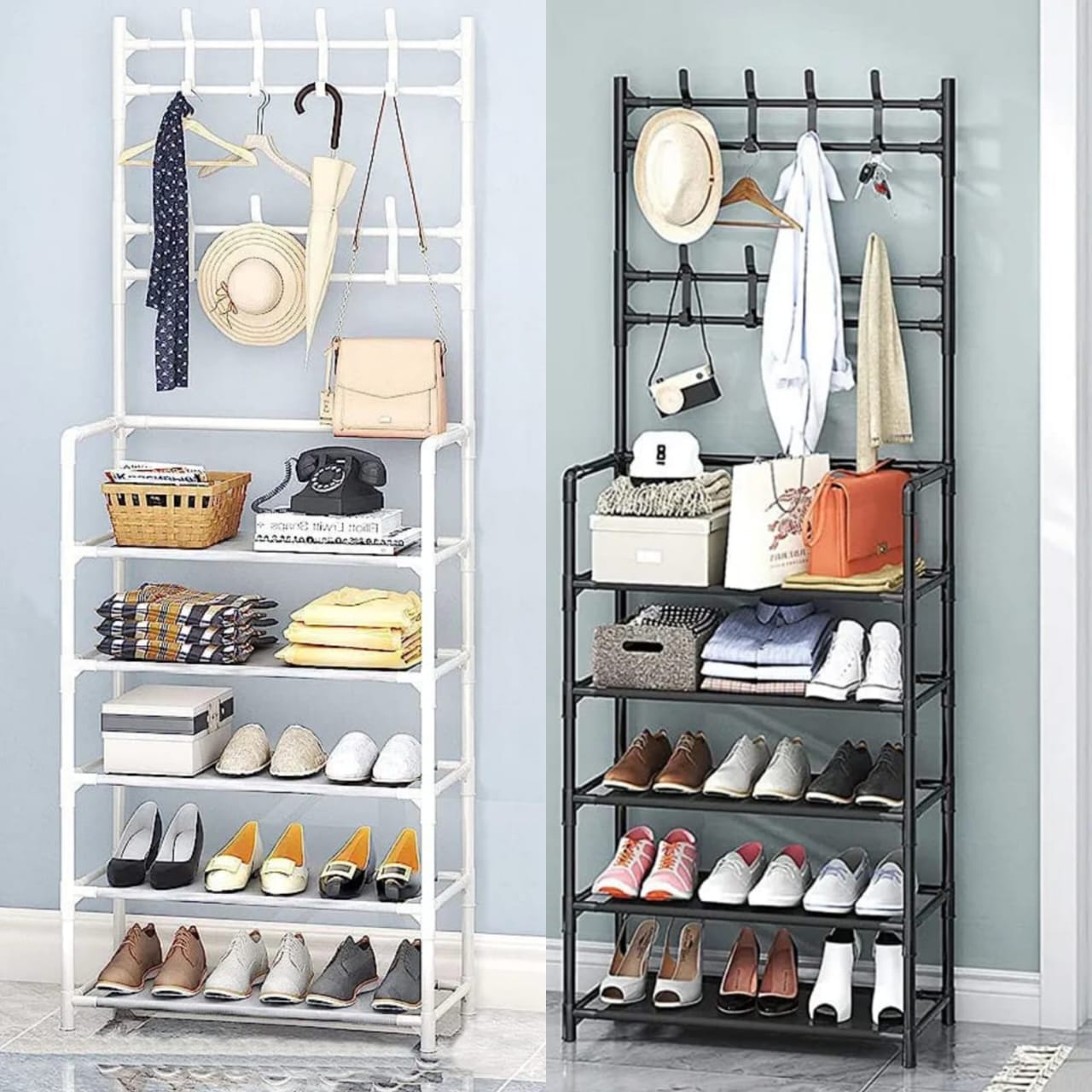 ‼️Multifunctional 5 Tier Shoe Rack Organizer
