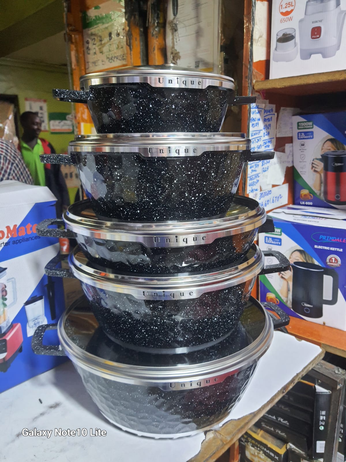 15pcs Unique cookware granite cookware