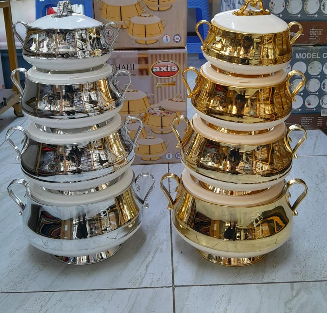 *4pcs Shahi Insulated Hotpot Set