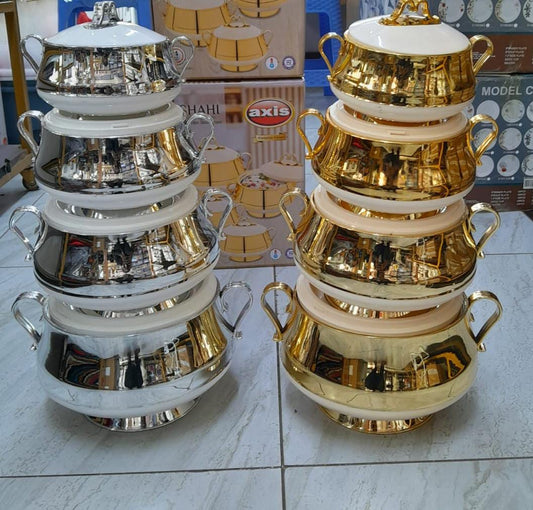 *4pcs Shahi Insulated Hotpot Set