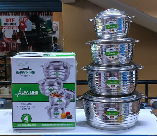 4 pcs  happy home hot pots