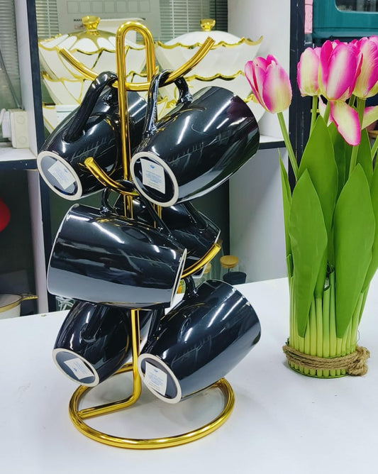 *Black Ceramic Mugs*