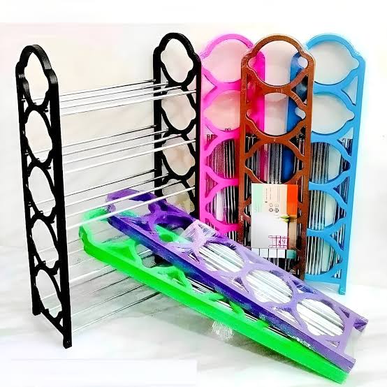 Multi-functional shoe and hat rack