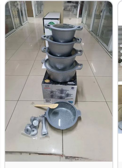 *_Bosch 11pc Cookware with Silicone lid covers*_