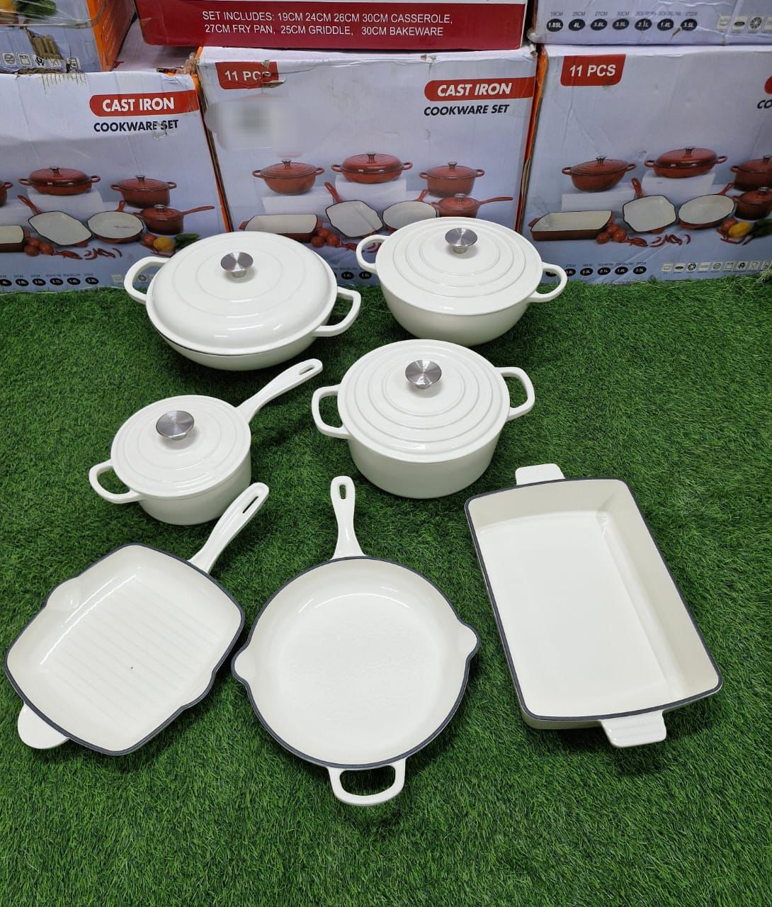 PREMIUM RANGE OF ENAMEL COTED CAST IRON COOKWARE