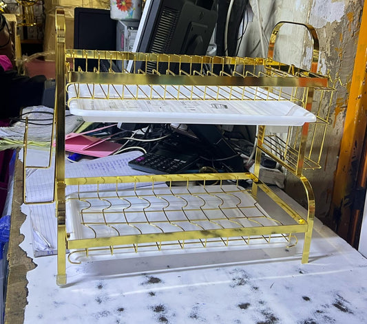 2 layer godlen advanced dishrack