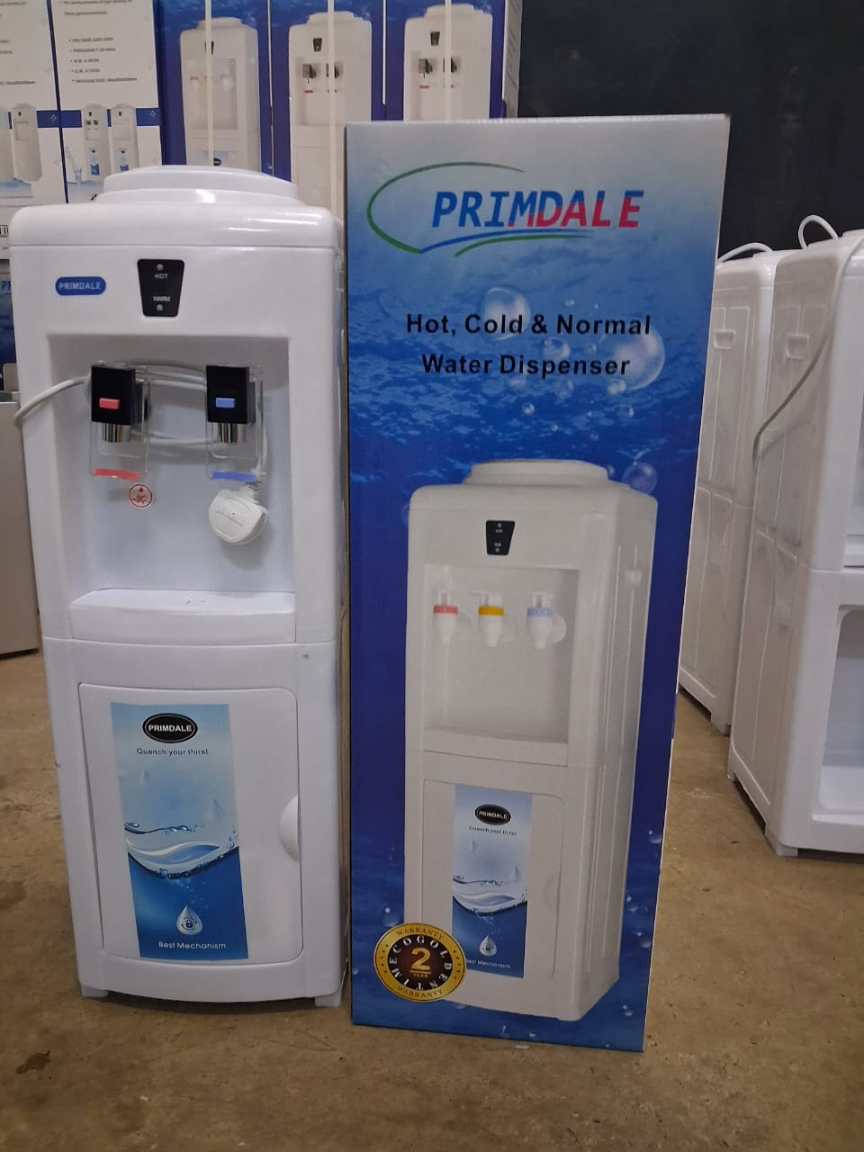 Dispenser hot and normal