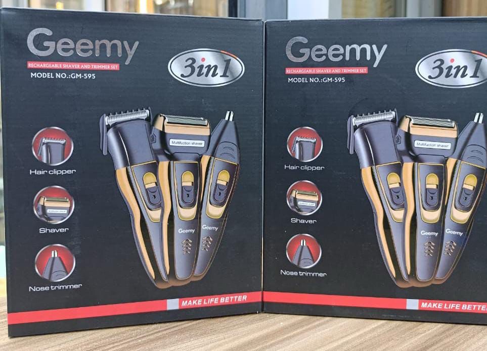 *Geemy 3in1  Rechargeable Shaver and Trimmer Set.*