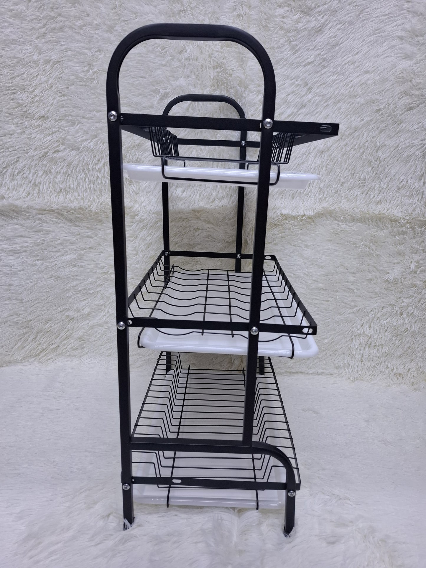 *3 Tier High quality carbon steel dish rack*