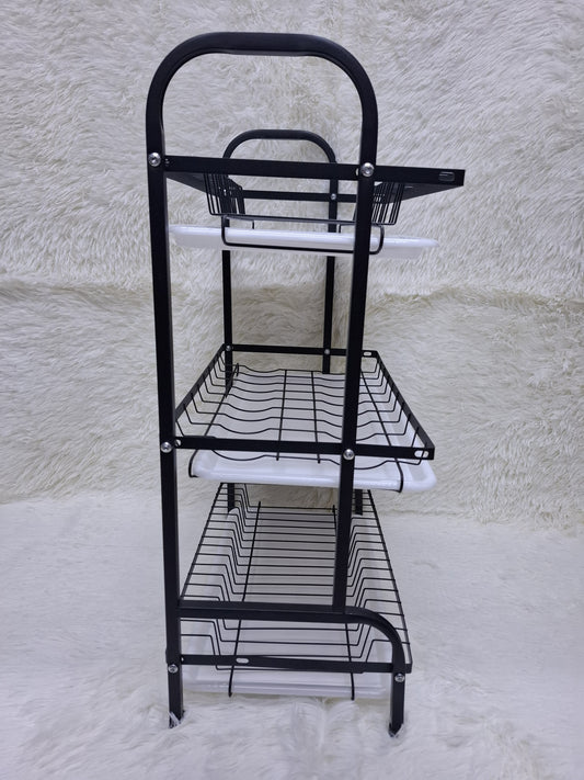 *3 Tier High quality carbon steel dish rack*