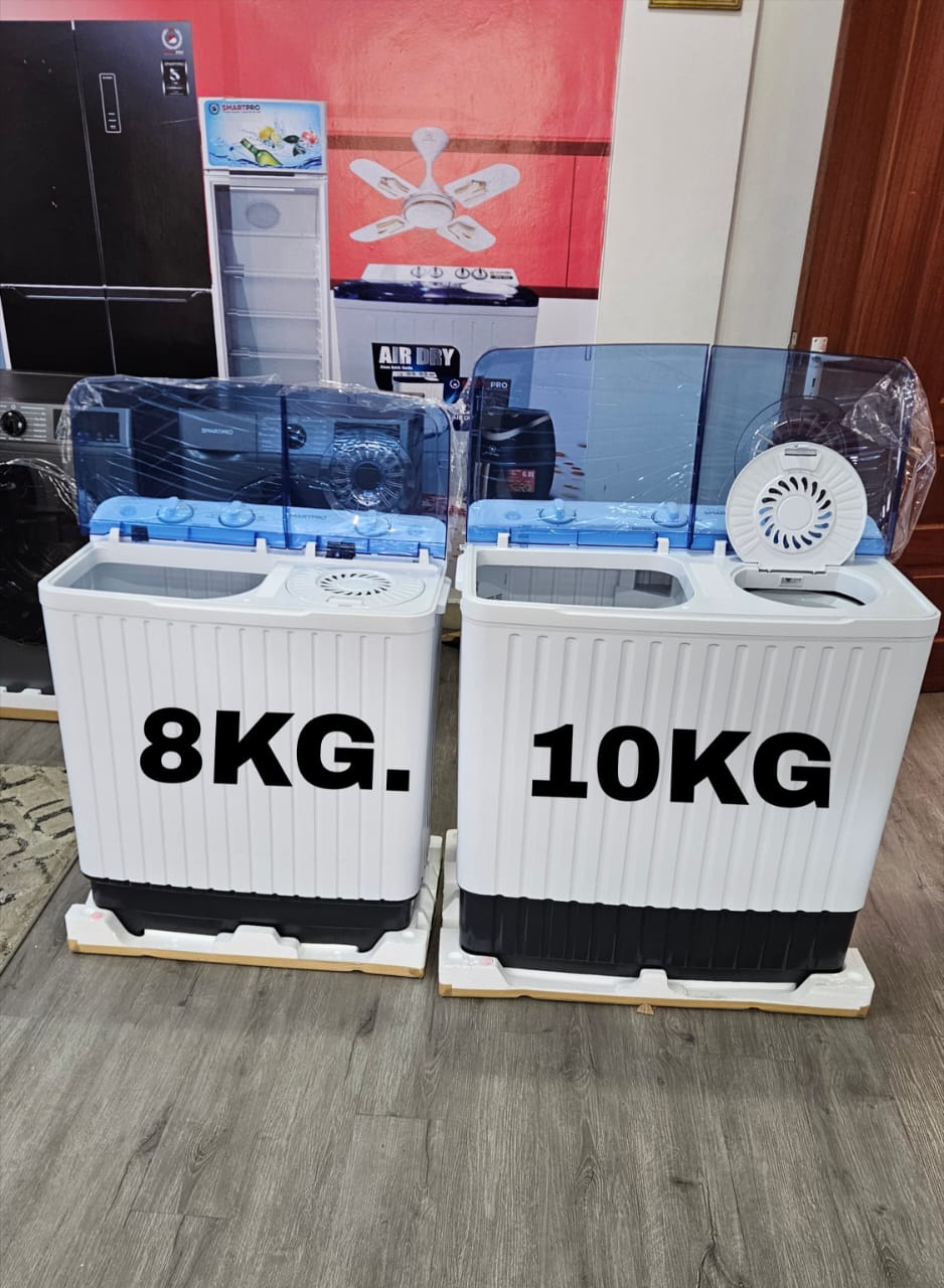 8kgs smart pro twin tub washing machine