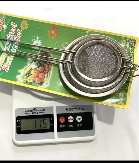 3 pcs sieve