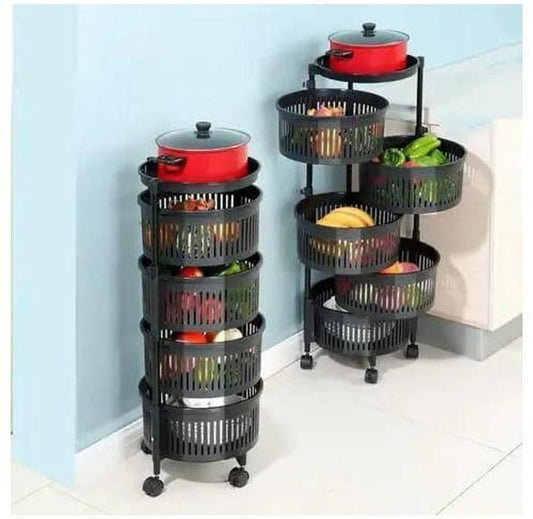 Plastic fruit rack