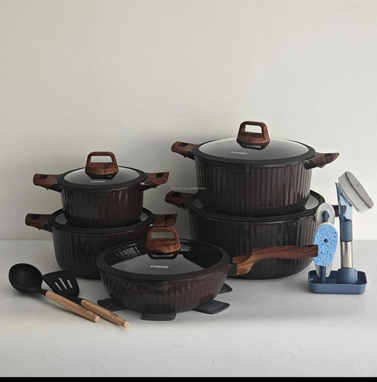 21pcs  DONNOR AURA Germany Technology Non-stick set