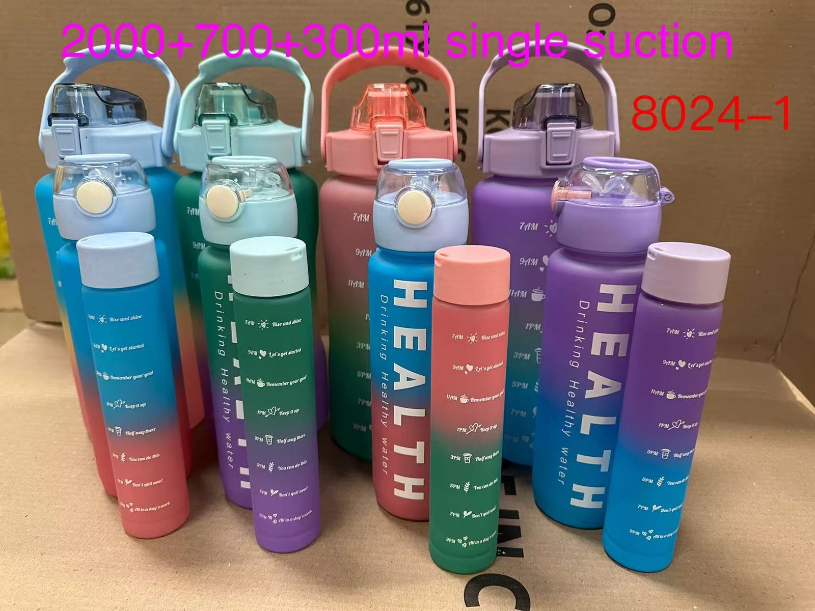 Water Bottle set 3-1