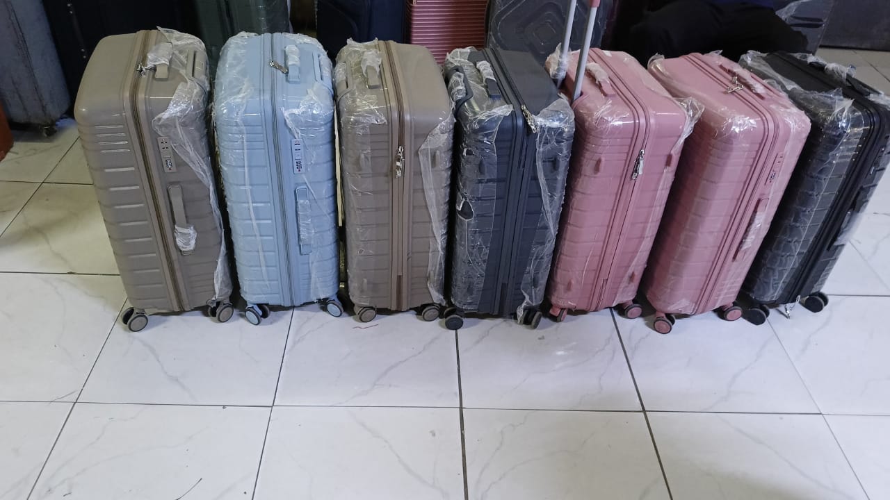 3 IN 1 UNBREAKBLE LAXURIOUS RUBBER SUITCASE BRIEFCASE TRAVEL BAG @