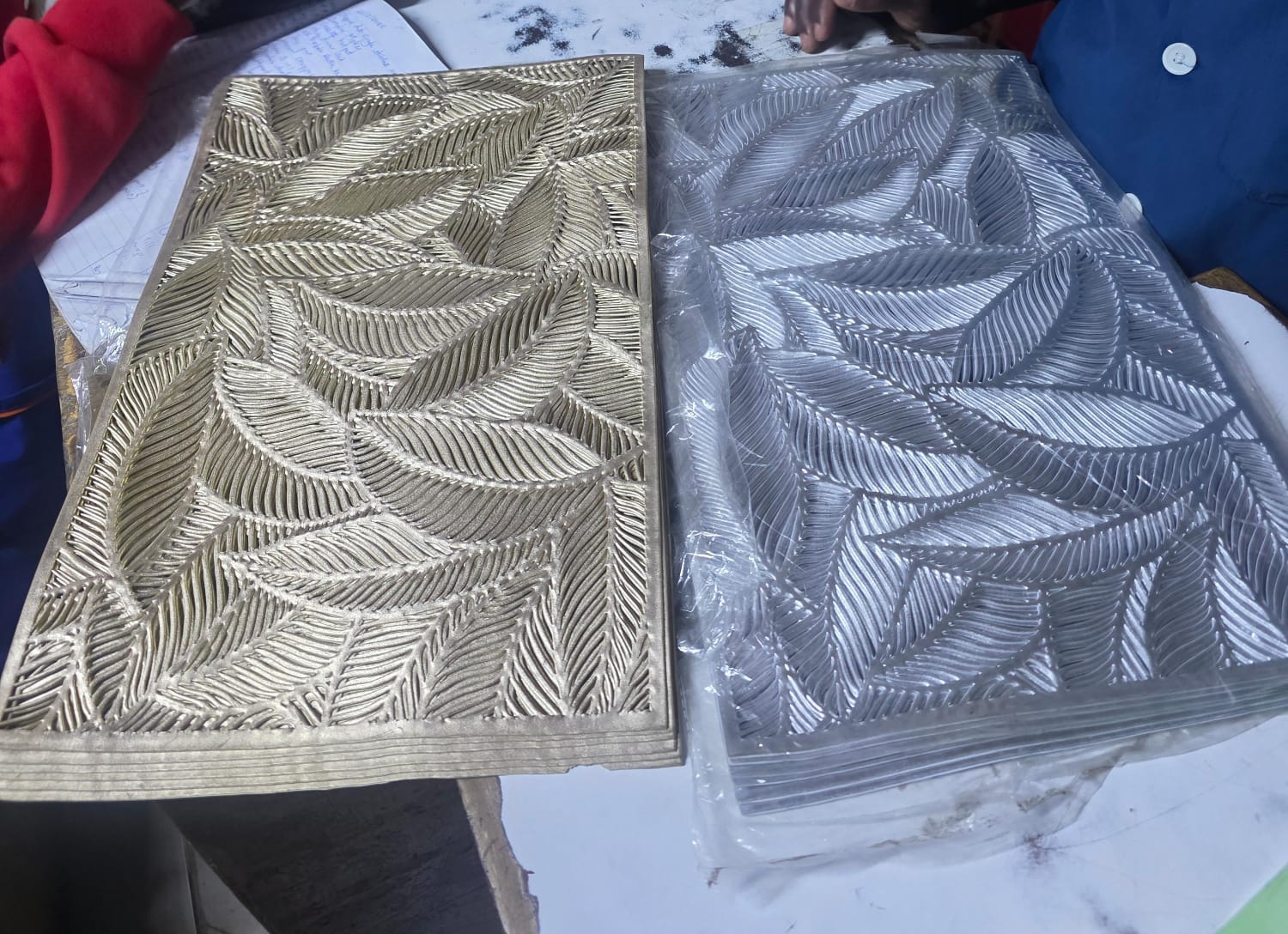 6 pcs Rectangular  mats