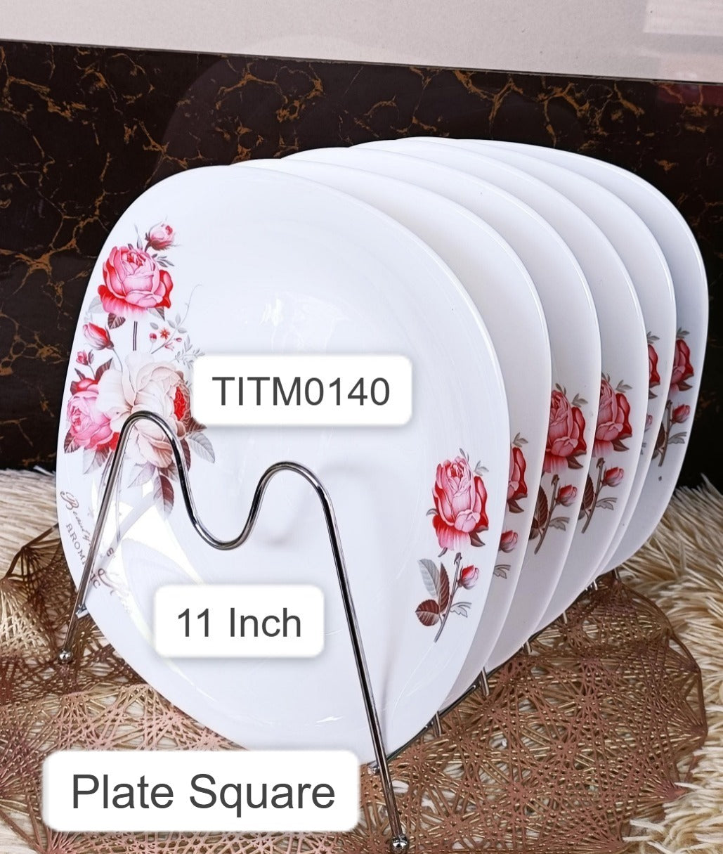 6 pcs round plates tdl