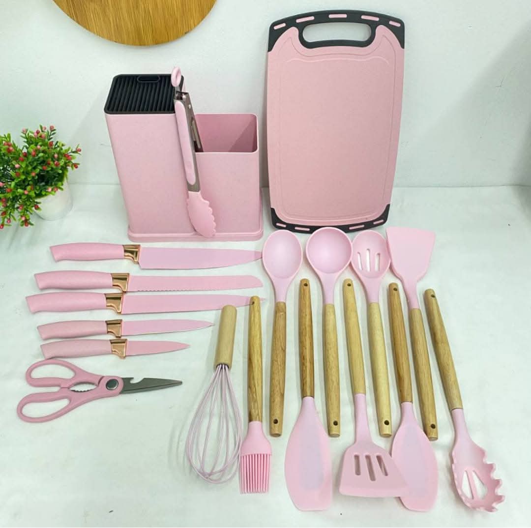19 pcs Silicone spoon set