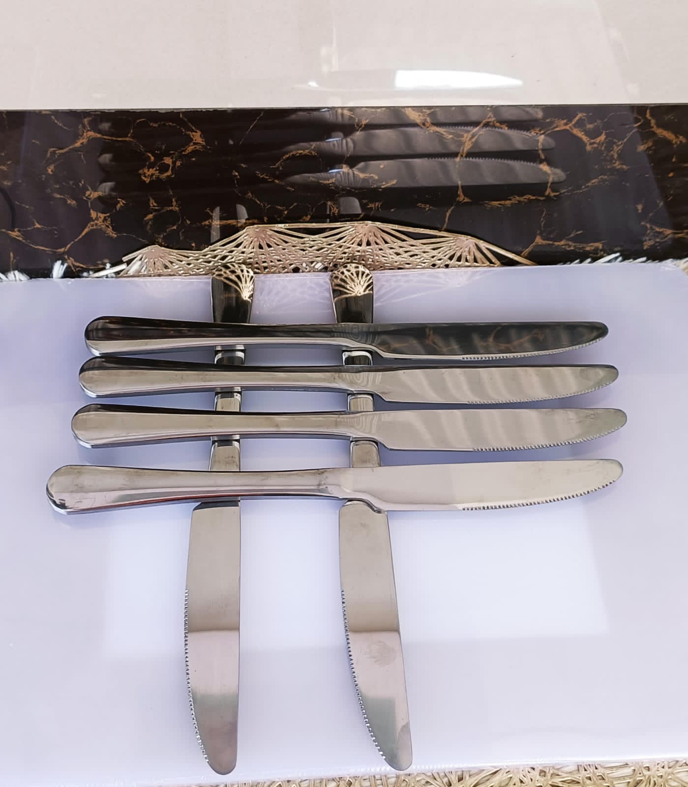 *Heavy gauge stainless steel butter knives*
