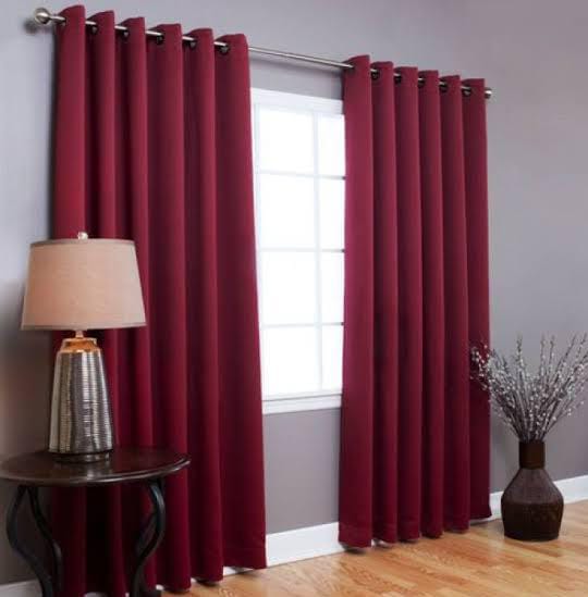 Plain and Marble curtains  available*