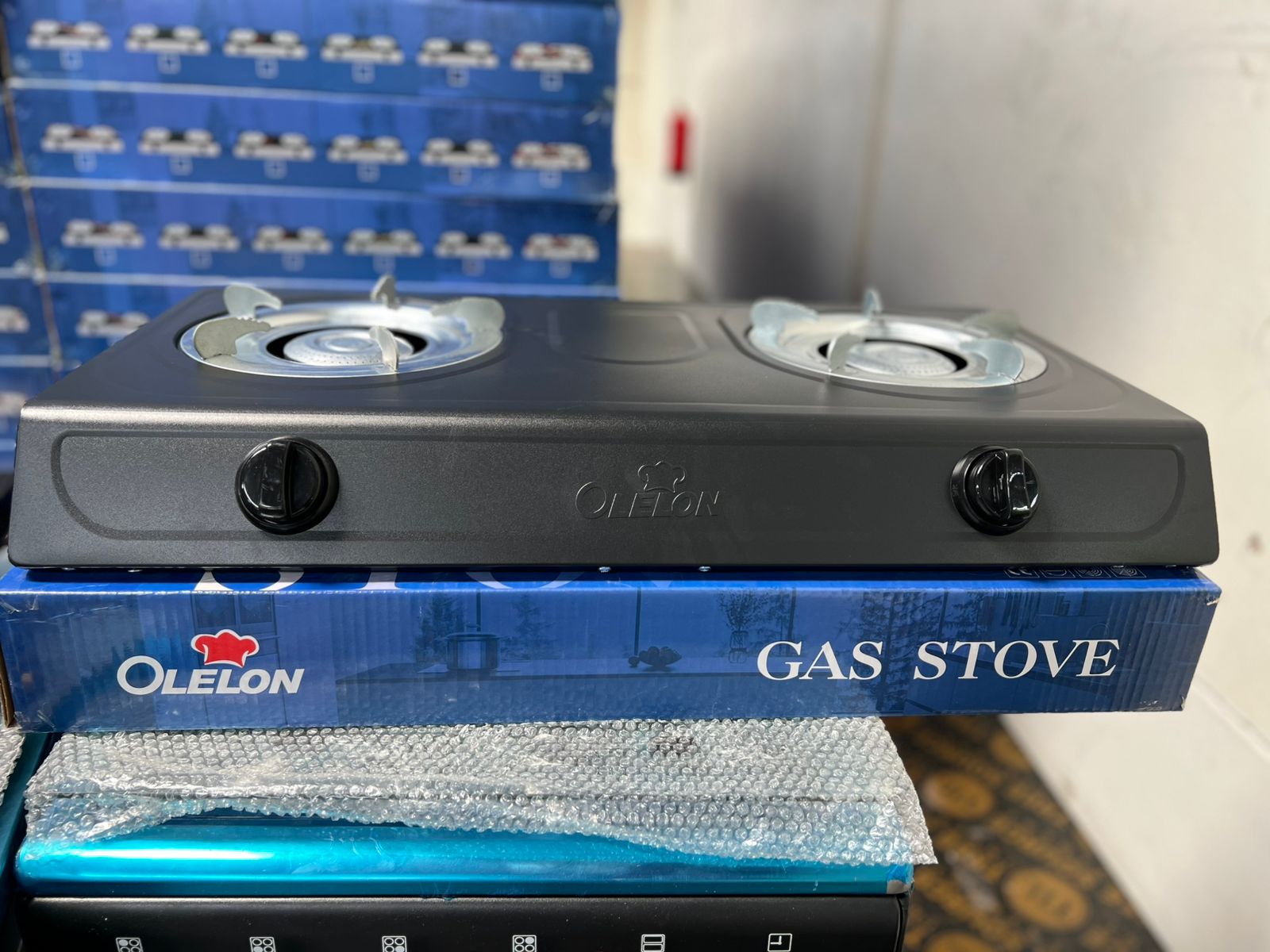 Olelon 2 burner stainless top cooker