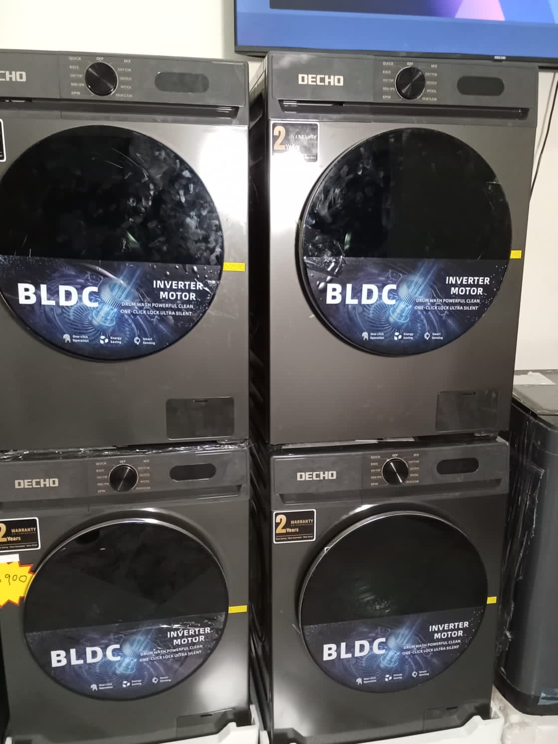 Decho 10kg front load washing machine