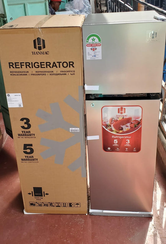 Hanmac 173Litres Double door fridge