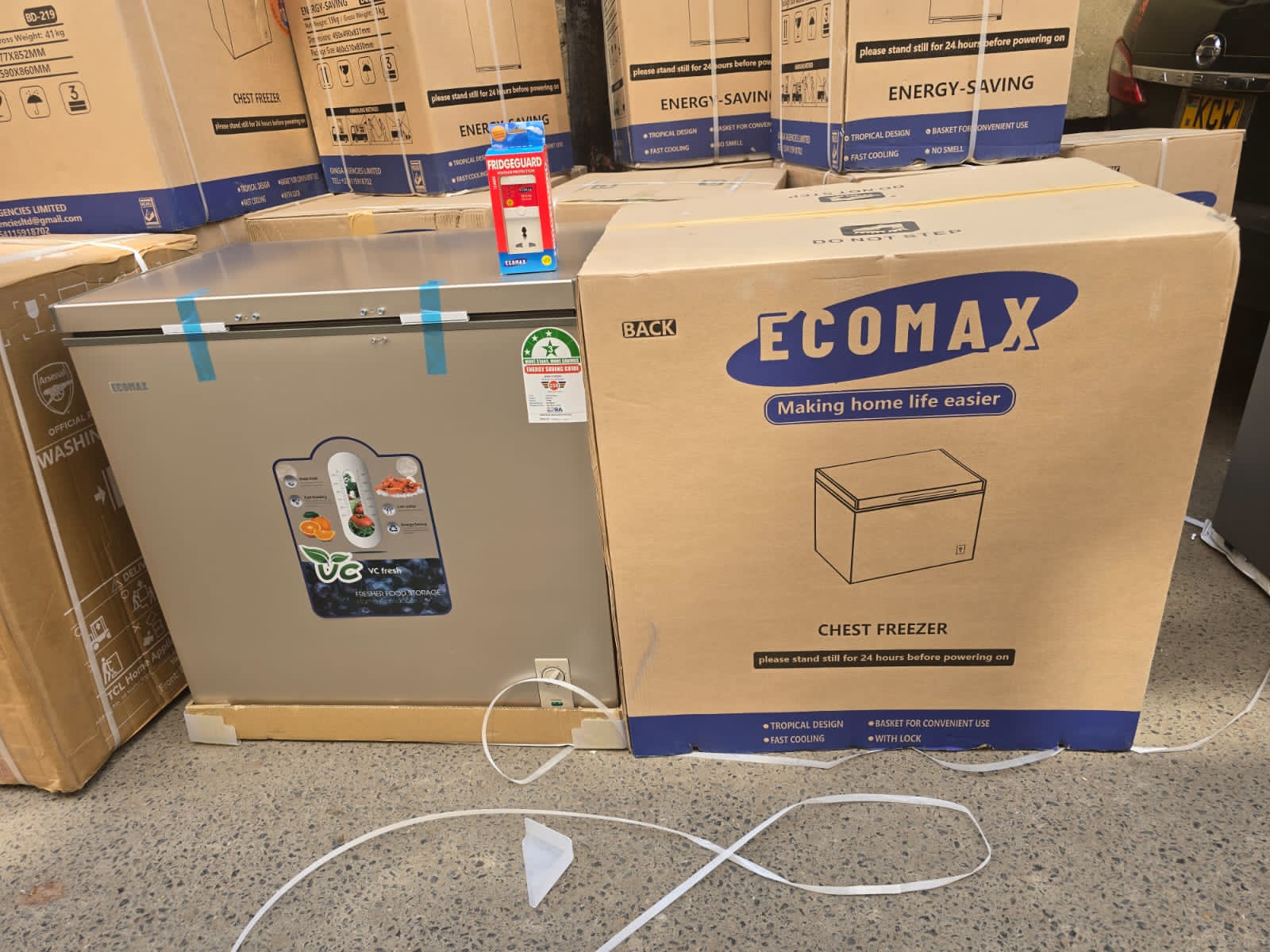 60 litres ecomax deep freezer @14,000