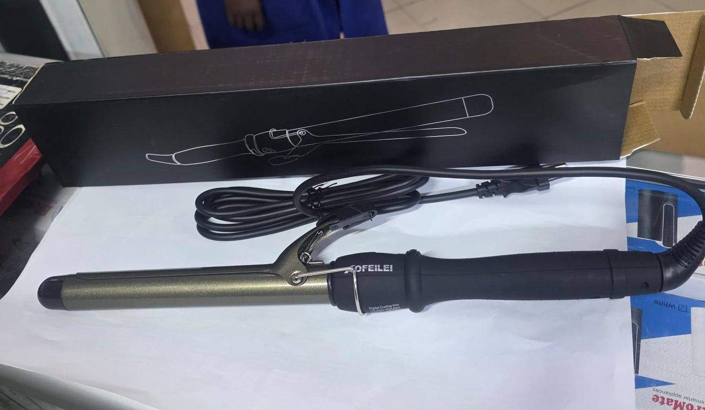 Hair straightener or hair tong for wigs or normal hair