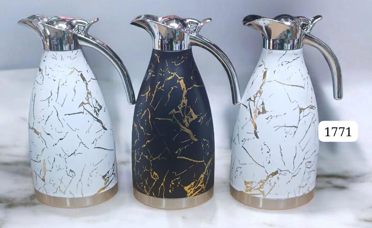 2ltr flask with marble effect