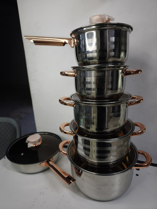 12pcs Zeng fa stainless cookware