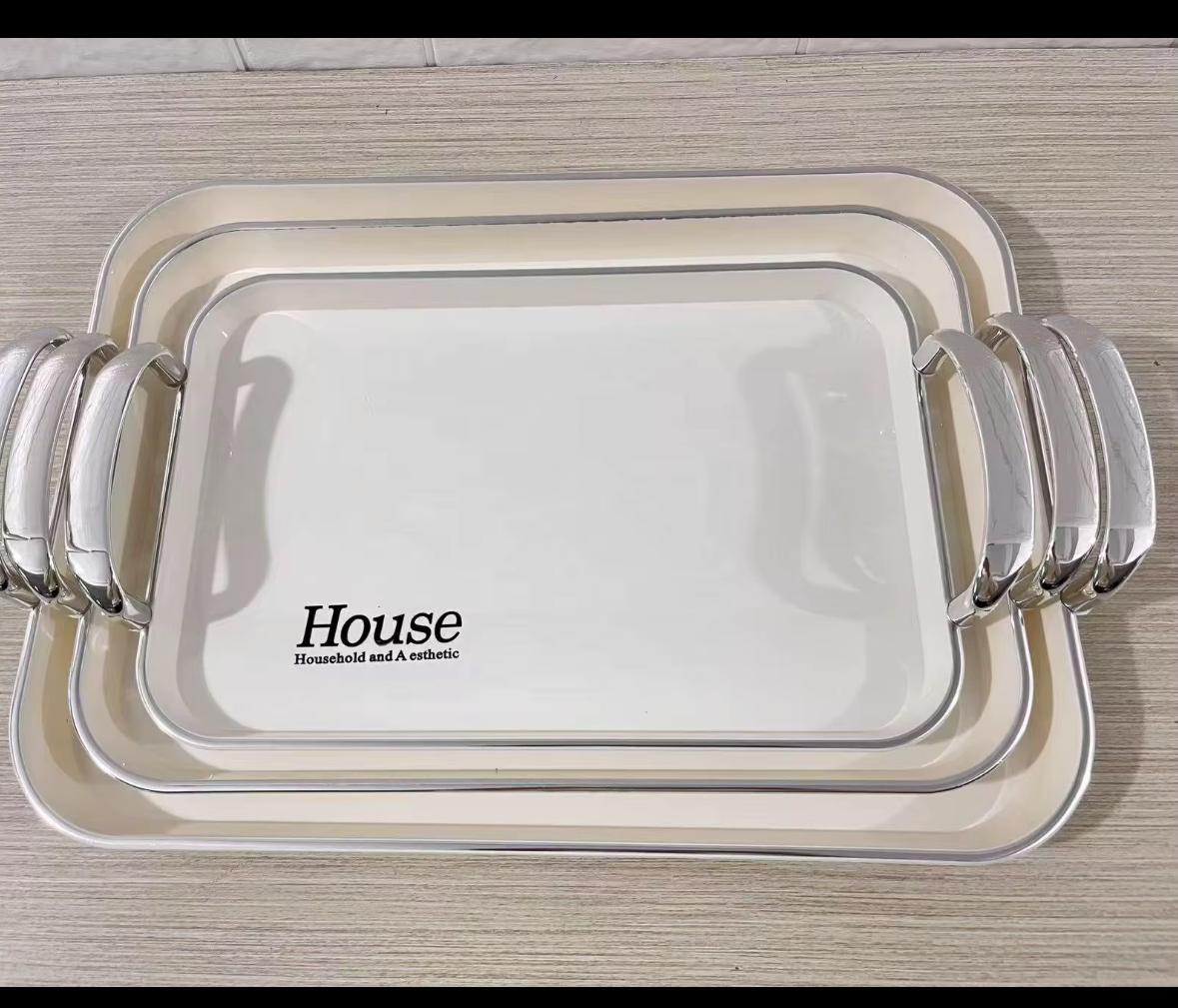 3 pcs acrylic tray