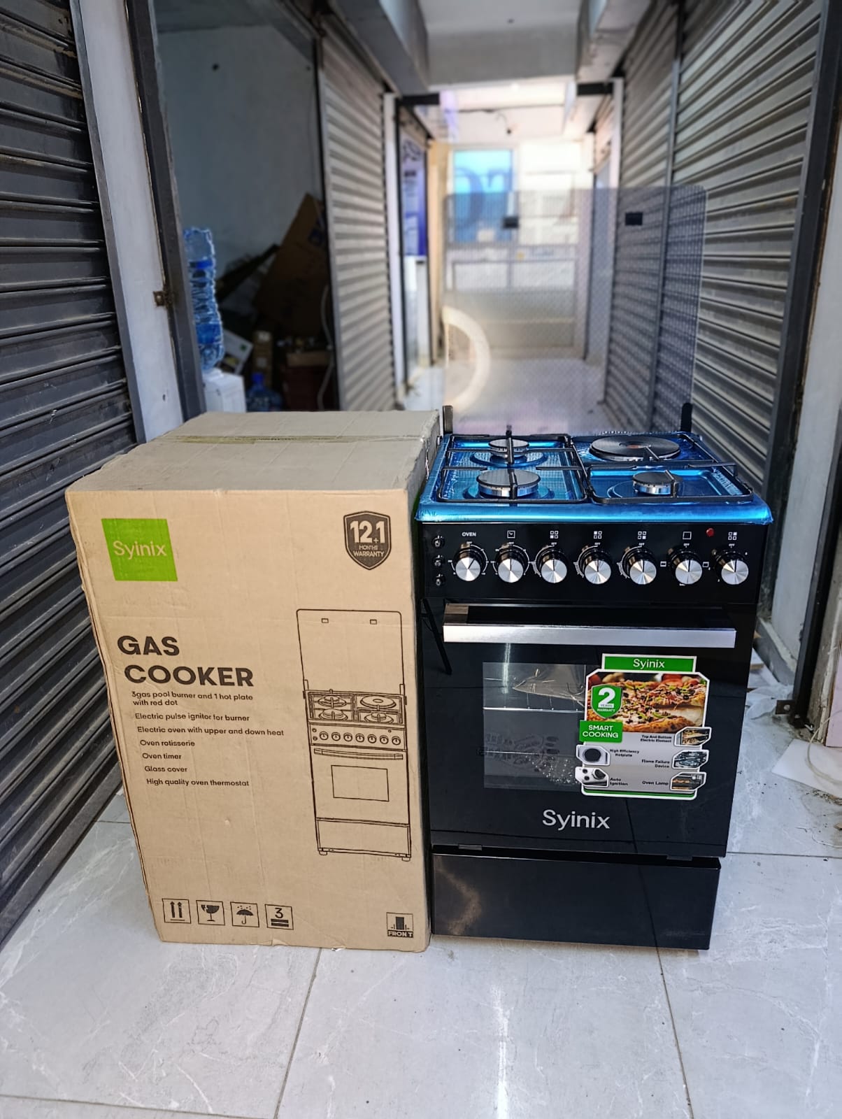 Synix  50*50 3+1  cooker ,electric oven