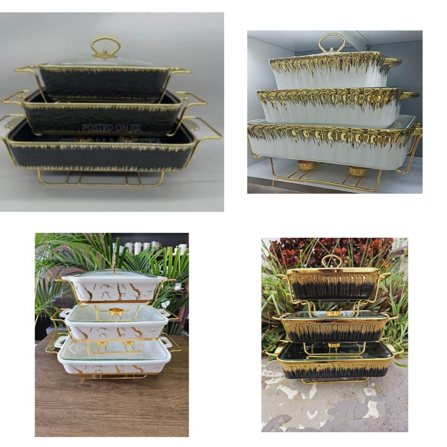 Ceramic food warmer Set