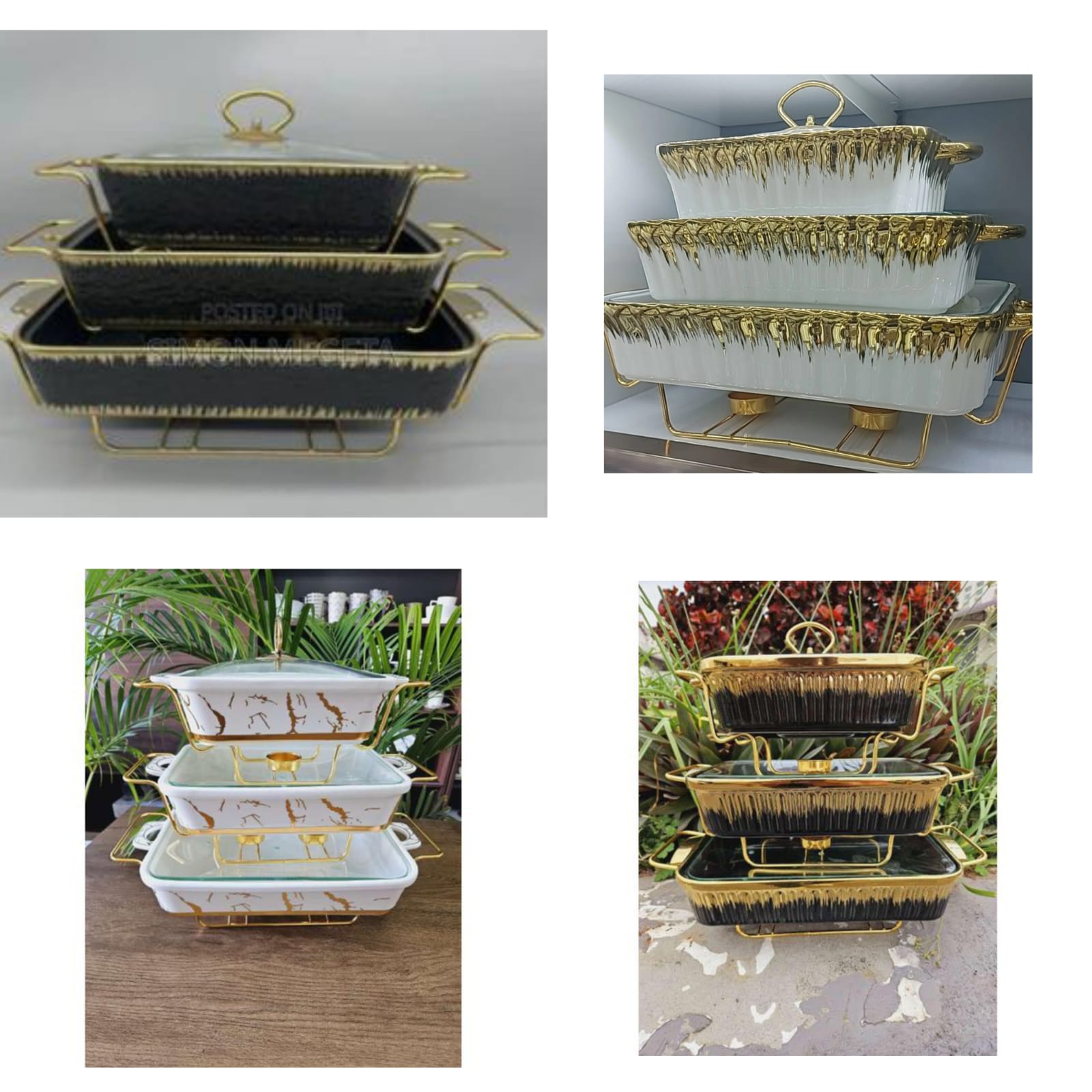 Ceramic food warmer Set