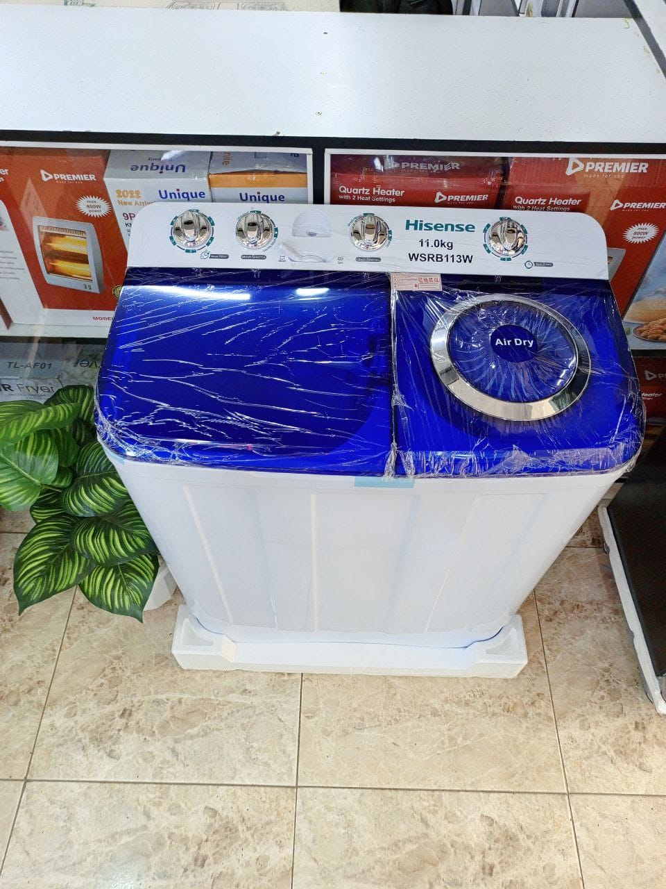 Hisense washing machine 11kg twin tub
