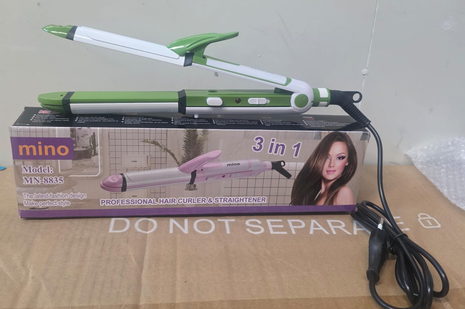 3 in 1 hair straightener