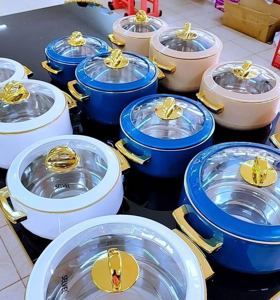 4 pcs glass lid hotpot