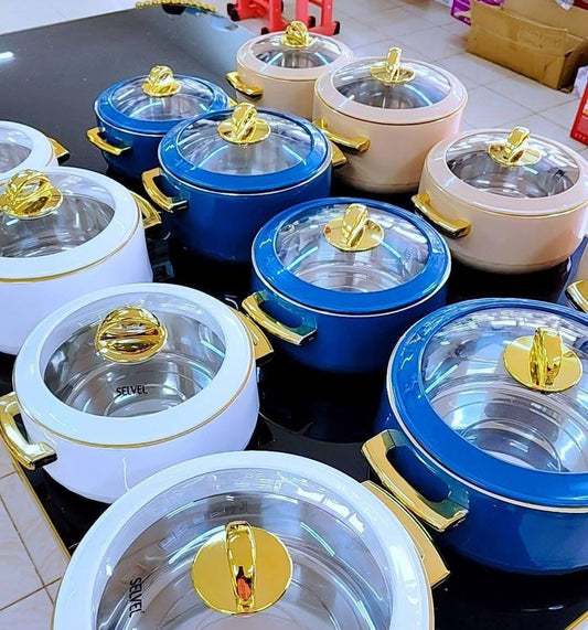 4 pcs glass lid hotpot