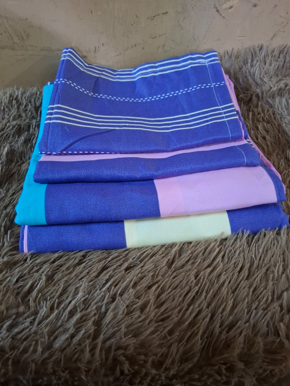 Cotton colourful bedsheet  4pc
