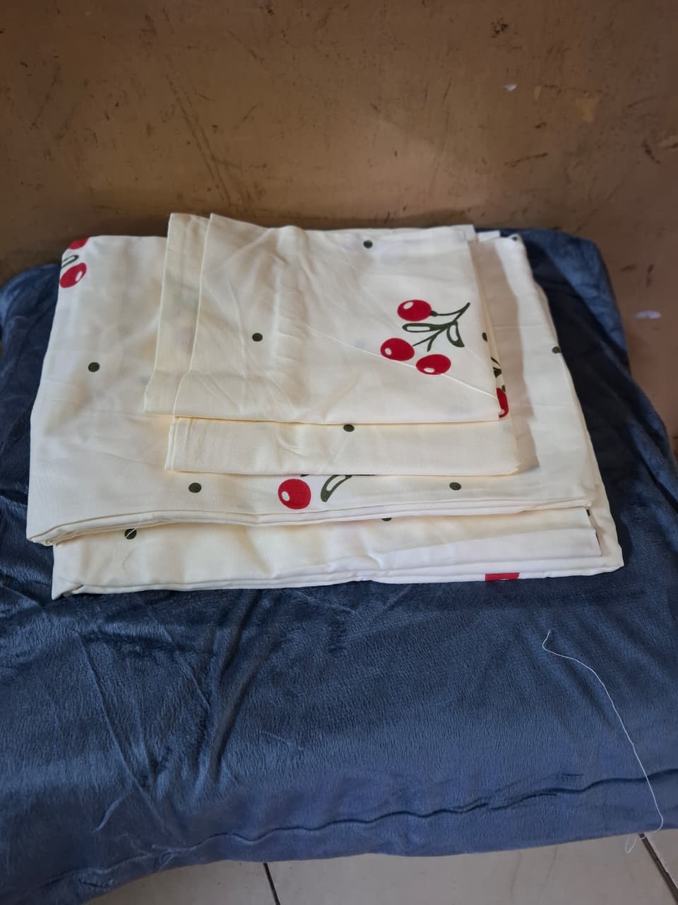 *Cotton bedsheets*