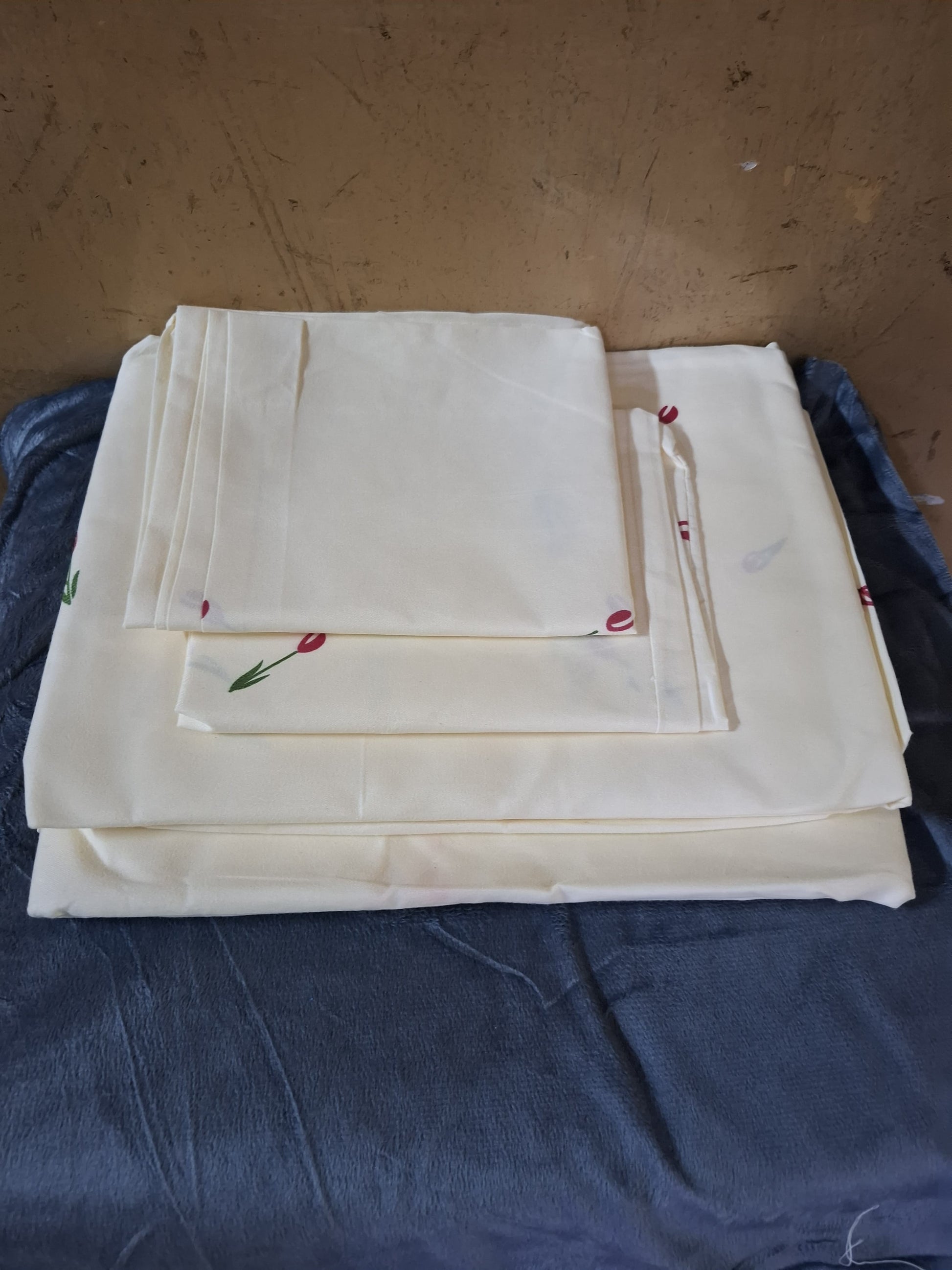 *Cotton bedsheets*