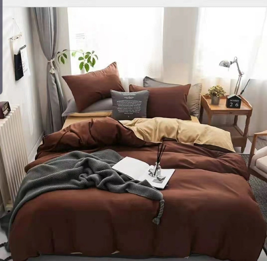 *2 SIDED 100% COTTON DUVET COVERS.*