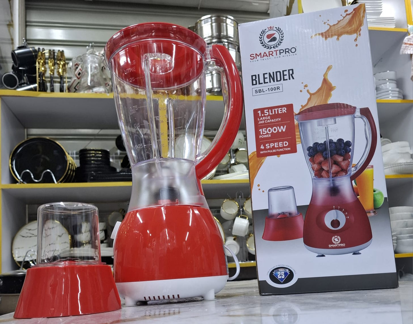 Smartpro  2in 1 Blender  1.5L