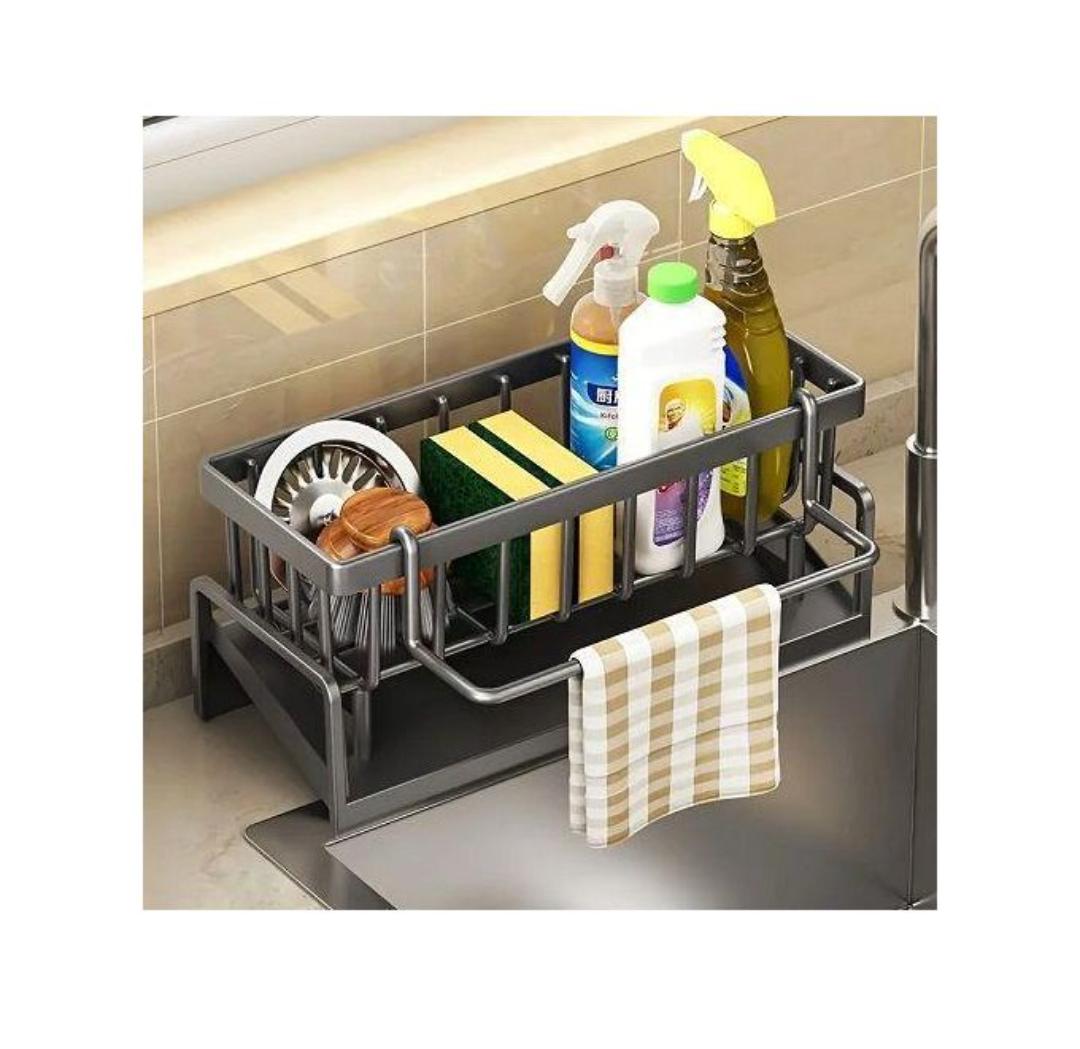 Kitchen sink drain rack