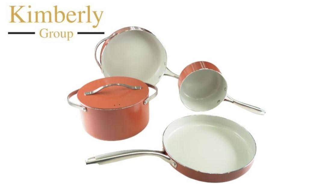 Colli 7pcs Orange Non-stick cookware set