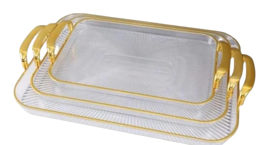 3 pcs serving tray